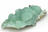 Blue-Green Aragonite Aggregation - Wenshan Mine, China #218034-1